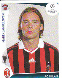 Marek Jankulovski A.C. Milan samolepka UEFA Champions League 2009/10 #147
